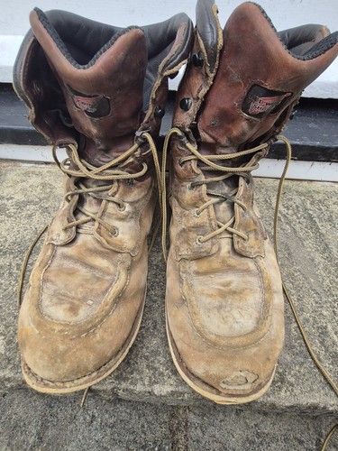 Lads red wing boots - wing, size