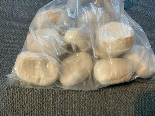 White ceramic pebbles - white,