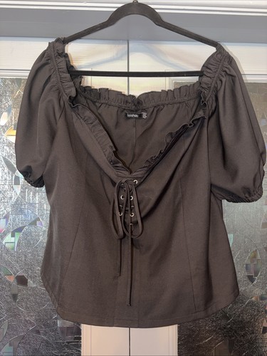 Boohoo black short sleeve - boohoo,
