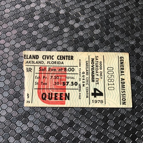 Queen ticket lakeland civic - queen,