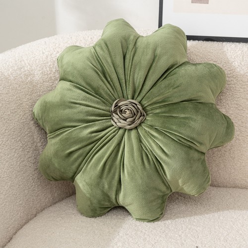 Velvet sunflower pillow floral - velvet,