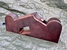ANTIQUE STEEL WOOD WOODEN HAND PLANE CARPENTRY TOOL RARE RUSTIC DECOR