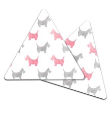 2x Triangle Coaster - Scottie