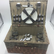VonShef Picnic Hamper 4 Person