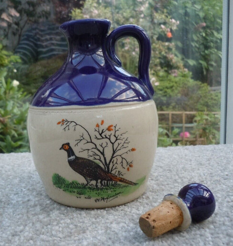 Vintage salt glaze bottle - salt,