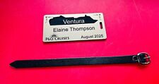 Personalised P&O Cruise Ship "VENTURA" Luggage Tag, Free Leather Strap, Free P&P