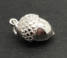 Acorn solid Sterling Silver