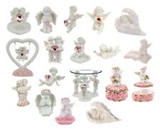 Cherub Ornament Tealight Holder Oil Burner Figurine Heart Gift Angel Collectable