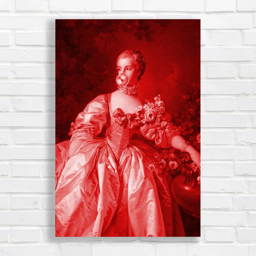 Baroque portrait lady - of,