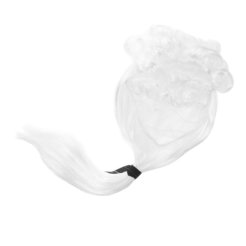 1pcs white judge - judge, wig