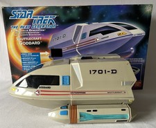 Vintage Working Star Trek TNG SHUTTLECRAFT GODDARD Playmates Bandai Toy 6101