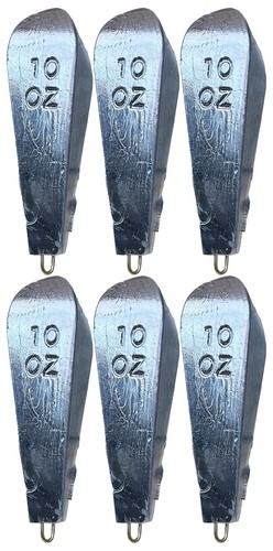 10oz sea fishing weights - 10oz,