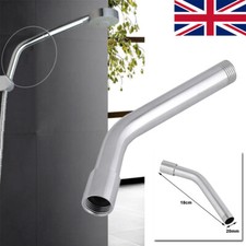 18CM/8inch Stainless Steel Shower Head Extension Pipe Arm Wall Mounted Bathroom
