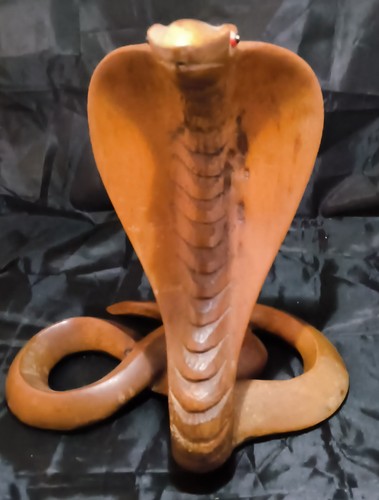 Vintage hand carved wooden - hand,