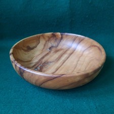 Olive wood bowl 20cm - olive,