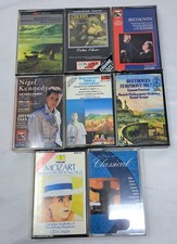 Lot of 8 Classical Music Cassette Tapes Beethoven Mozart Chopin Mendelssohn