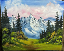 Bob Ross style painting 