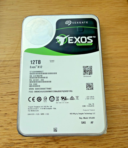 Seagate exos x12 - exos, 12tb