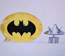 New In Box Authentic Swarovski DC Comics Batman Logo Crystal Magnet #5557490 New