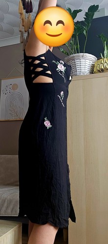 Vintage topshop black linen - vintage,