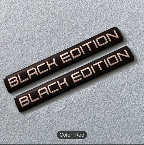 Black edition decal - 3d,