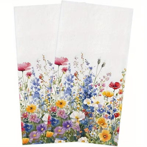 Abstract spring flowers - 2,