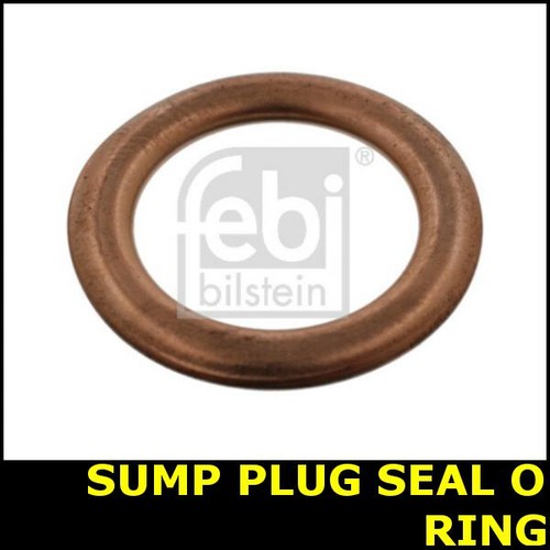 Oil sump plug seal - plug, o
