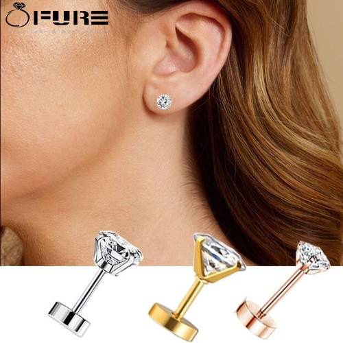 Pcs stud women men earrings - 2,