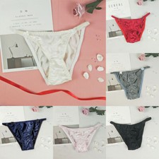 Women Pure Silk Satin Panties