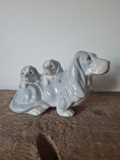 Vintage Basset Hound Dog And