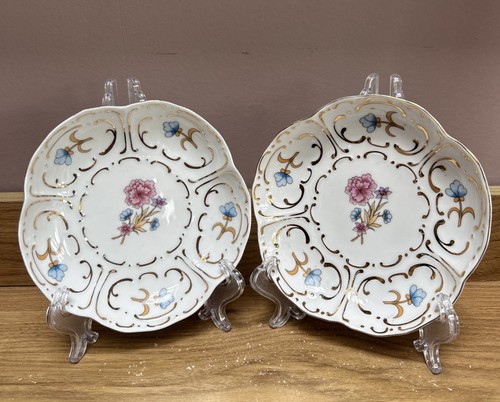 Two hollohaza porcelain gilded - two,