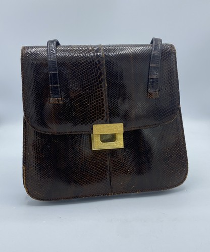 Vintage snake skin brown - vintage,