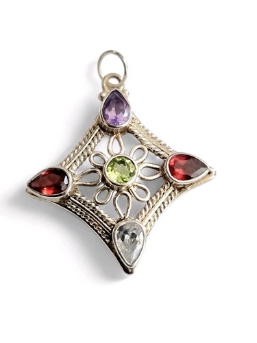 Vintage pendant silver - vintage,