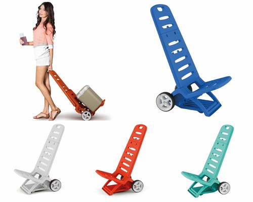 Portable reclining sun lounger - sun,
