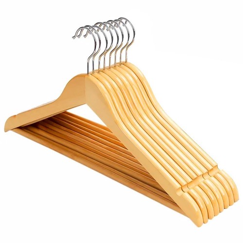 Wooden coat hangers with - wooden,