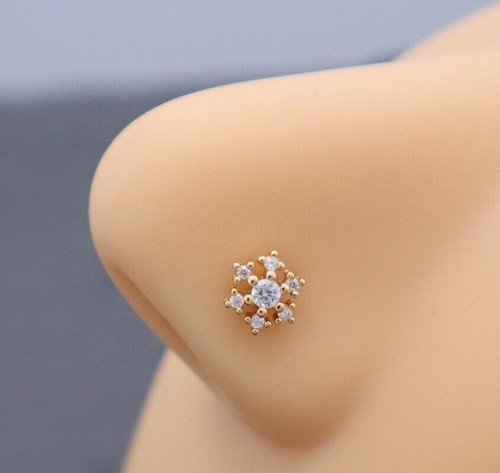 Diamonds nose pin stud - diamonds,