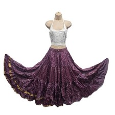 Silk Blend Sari 6/7 Yard Skirt