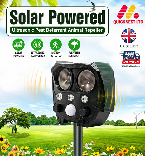 Solar ultrasonic garden - ultrasonic,
