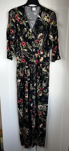 Kim petite black floral - black,
