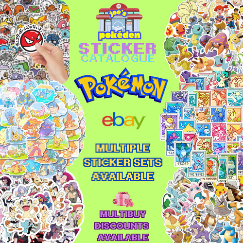 Pokemon sticker sets choose - sticker,