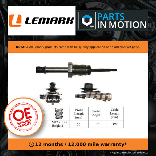 Exhaust temperature sensor - exhaust,