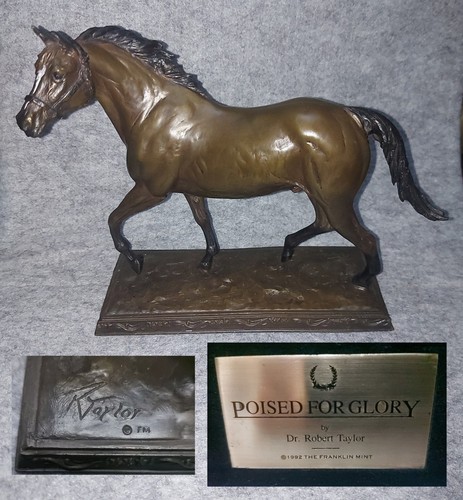 Franklin mint bronze horse - franklin,