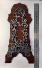  Decorative wall hanging or bracket, wood with ornate Baroque or Roco metalwork 