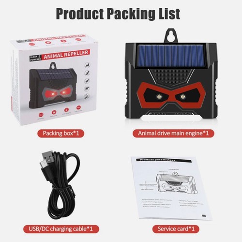 Solar motion sensor alarm - solar,