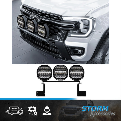 Front spotlight mount bracket - front,
