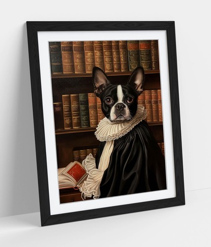 Funny portrait boston - funny, terrier