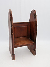 Single Antique Church Pew Hall Seat