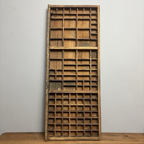 Vintage wooden printers - tray,