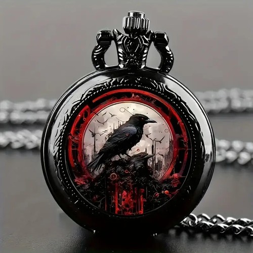 Vintage inspired black crow - inspired,
