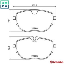 BRAKE PAD SET DISC BRAKE P 85